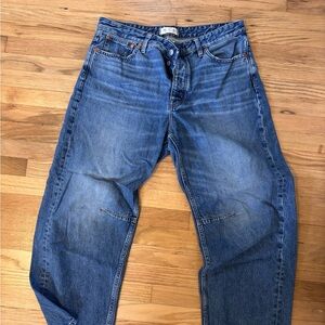 Madewell Darted Barrel Jeans